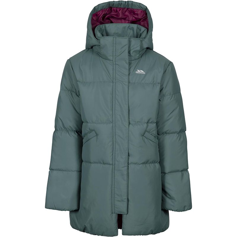 Green Trespass Kids' Allie Jacket with Detachable Hood from O'Neill's.