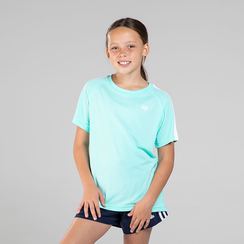 Mint Girls’ short sleeve t-shirt with O’Neills branding on the chest by O’Neills. 