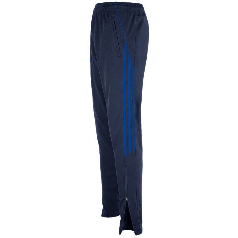 Kids' navy Aston skinny bottoms with royal stripes from O'Neills.