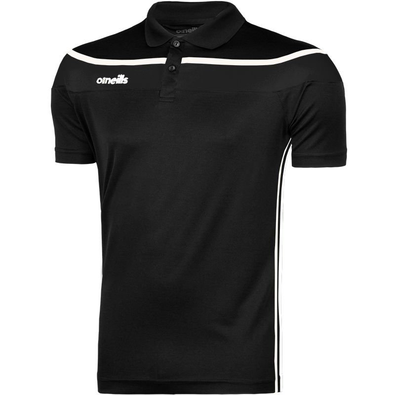 Men's Auckland Polo Shirt Black / White