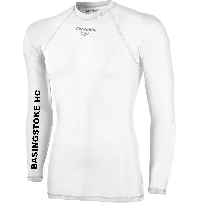 Basingstoke Hockey Club Kids' Pure Baselayer Long Sleeve Top (White)