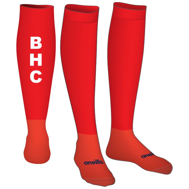 Basingstoke Hockey Club Koolite Max Long Socks Red / White / Marine