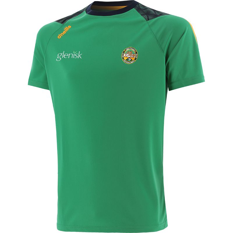 Offaly GAA Men's Belcourt T-Shirt Green / Marine / Amber