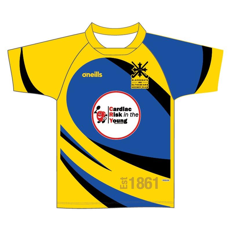 Blackheath & Elthamians Kids Hockey Goalkeeper Games Shirt (Yellow)
