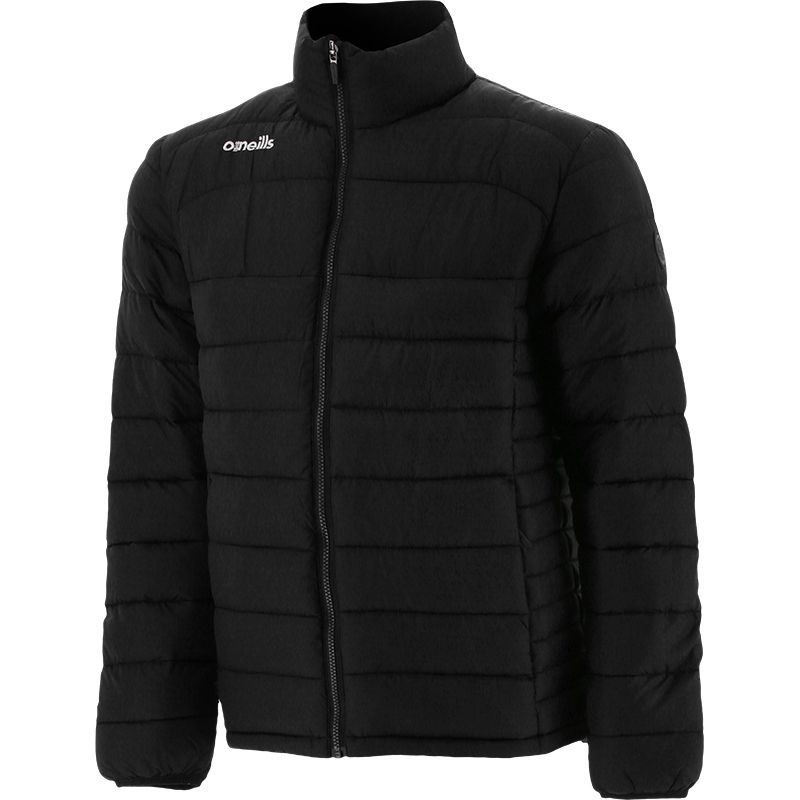 Black Men’s Lightweight Padded Jacket with zip pockets by O’Neills.