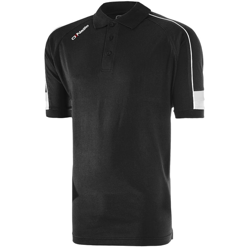 Men's Cameron Polo Shirt Black / White