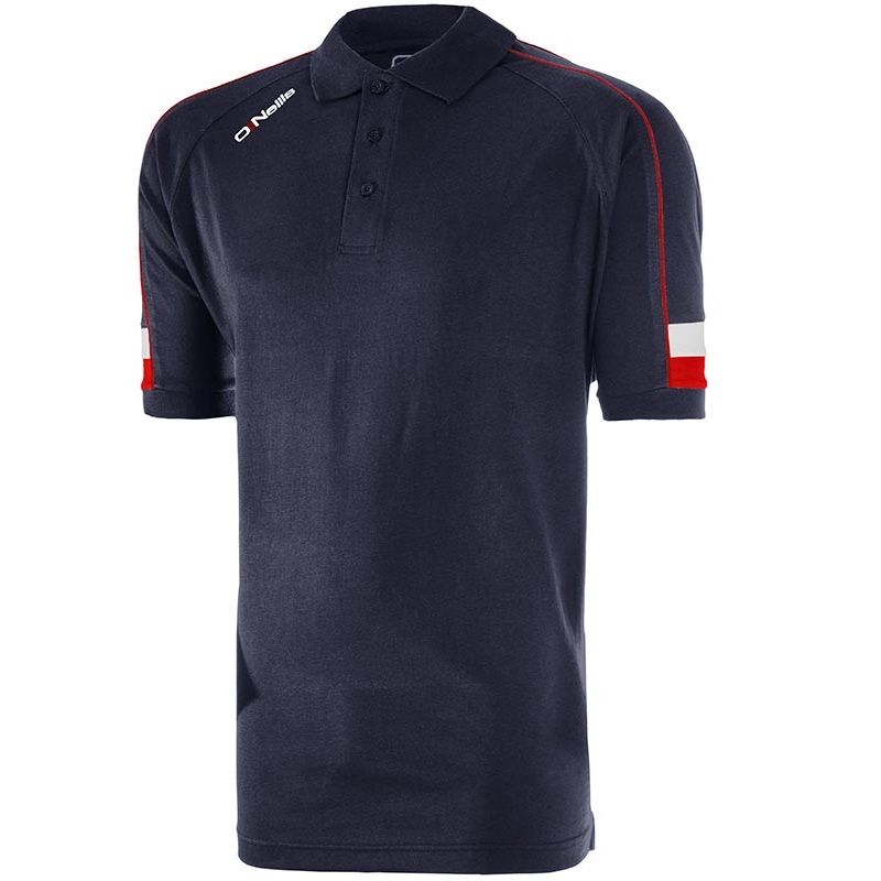 Men's Cameron Polo Shirt Marine / Red / White