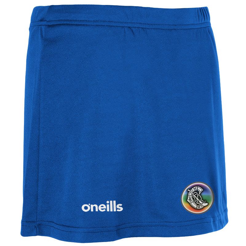 Kids' Royal Camogie Skort with elasticated waistband and O’Neills branding by O’Neills.