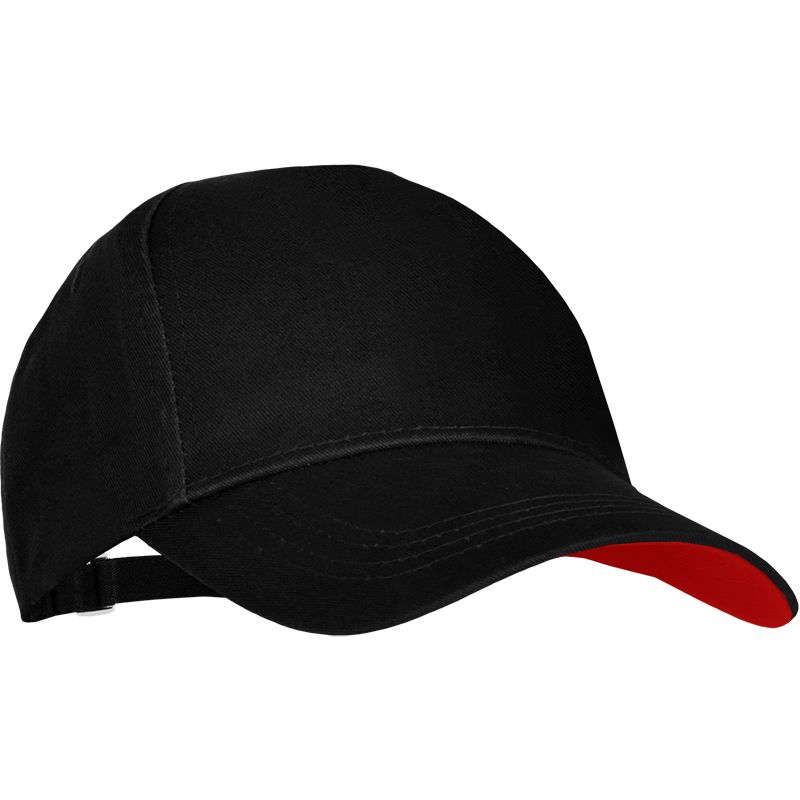 Cassidy Baseball Cap Black Red