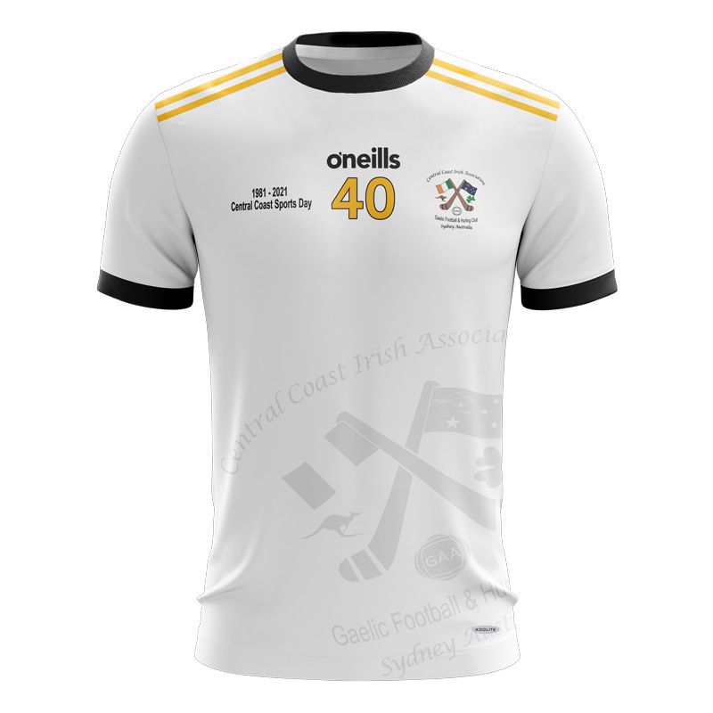 Central Coast 40th Anniversary Short Sleeve Training Top (White)