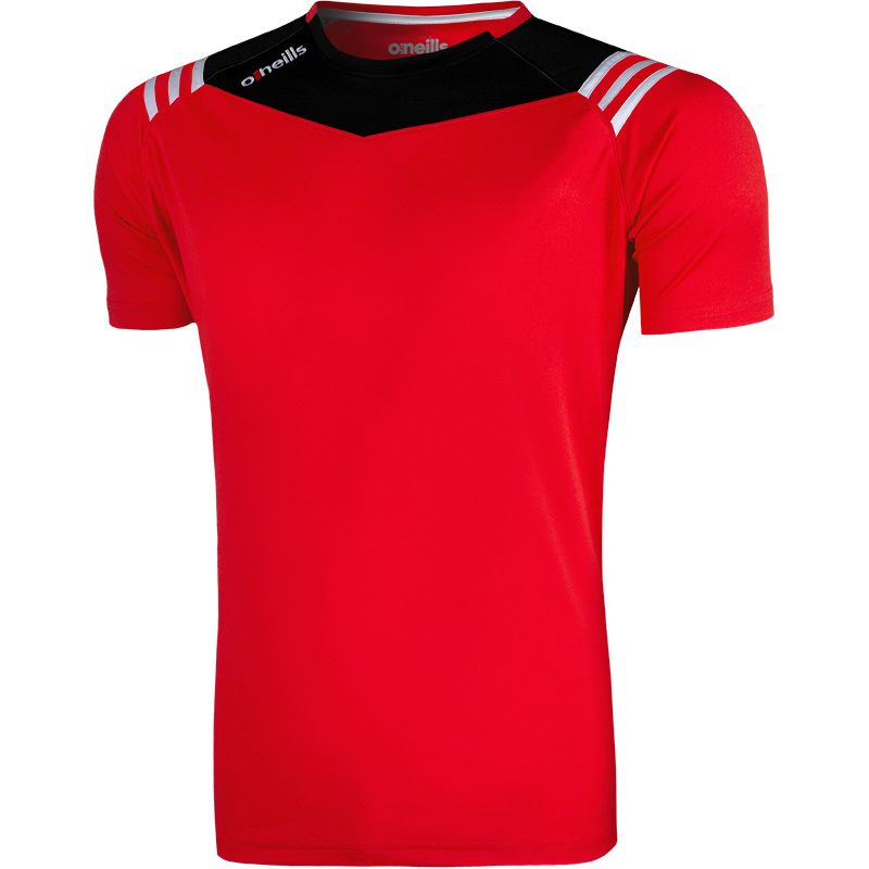 Red and White Polyester T-Shirt from O'Neills