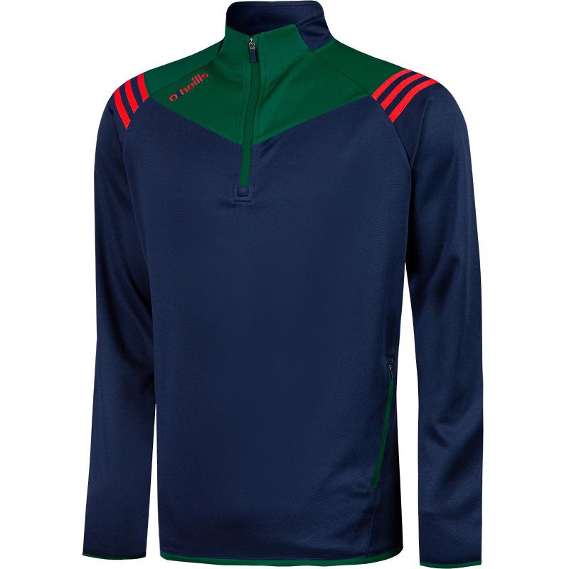 Marine and Bottle Polyester Half Zip from O'Neills
