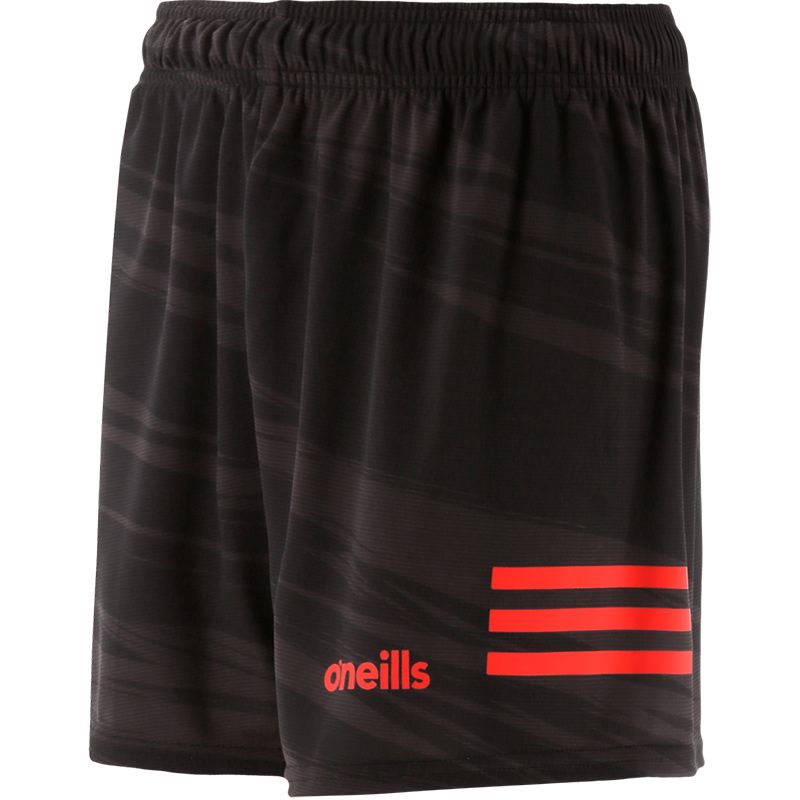 Kids' Black and red Connell shorts from O'Neills.