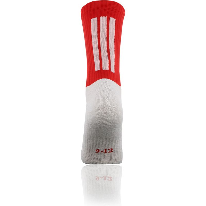 red and white Koolite Max Midi socks infused with COOLMAX ® technology from O'Neills