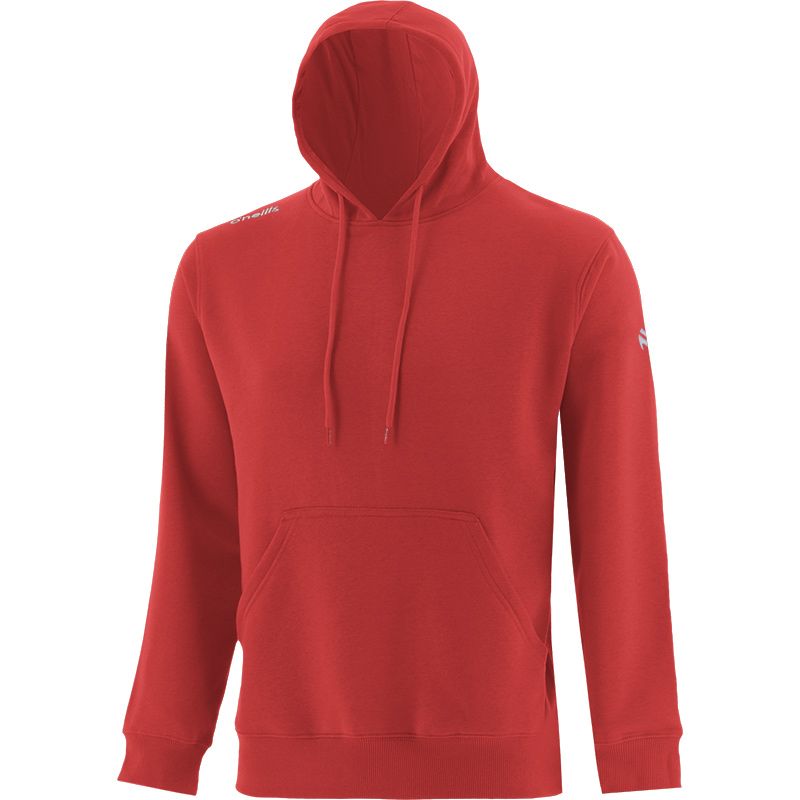 Men's Red Caster Pullover Fleece Hoodie with pouch pocket by O’Neills.