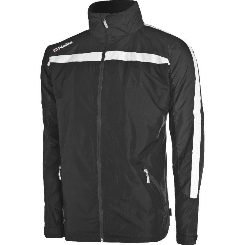 Men's Derby Fleece Lined Full Zip Jacket Black / White