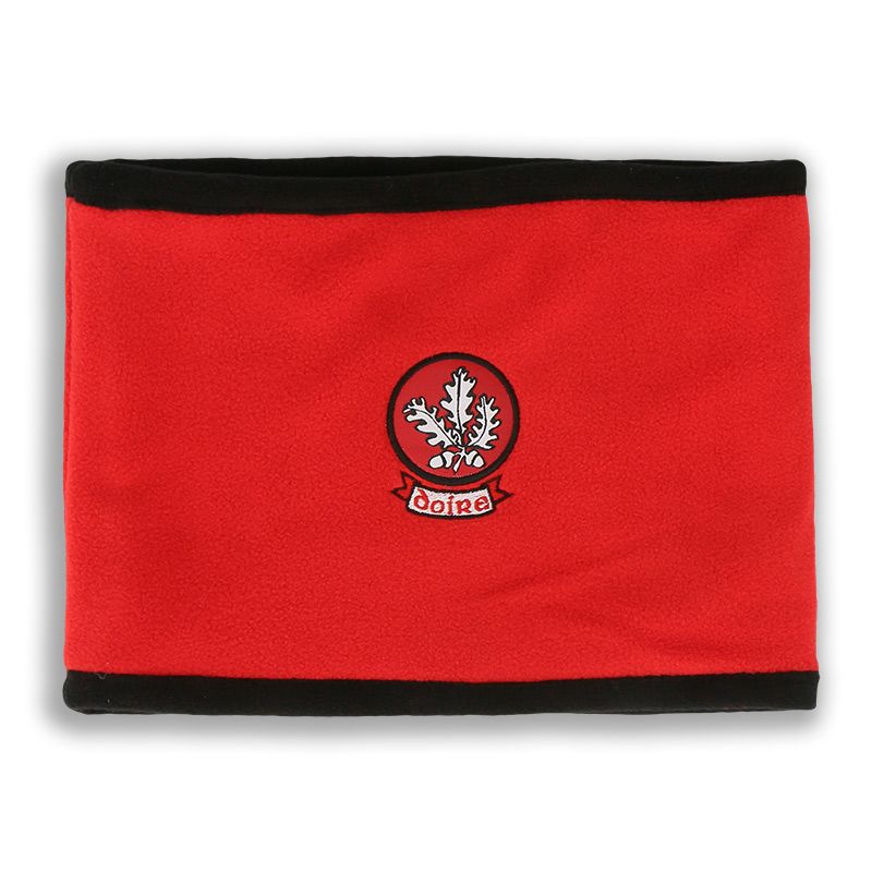 Derry Portland Reversible Fleece Snood Red / Black