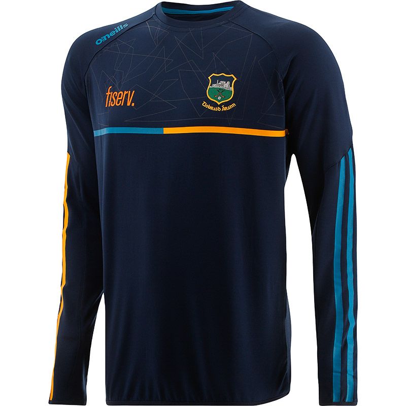 Marine Men's Tipperary GAA Brushed Crew Neck Sweatshirt with County Crest by O’Neills.