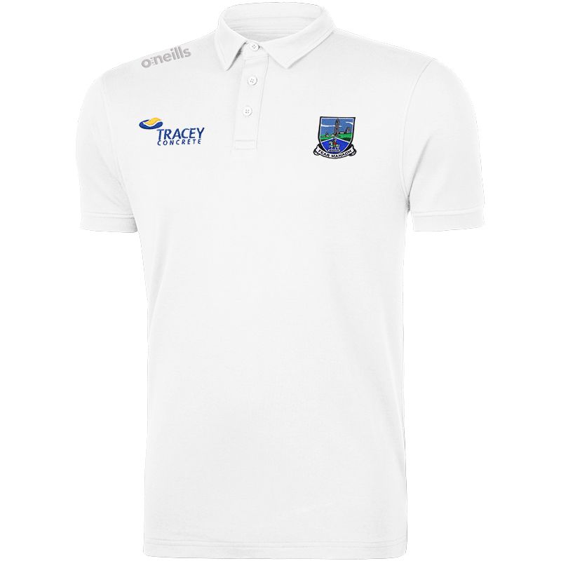 Fermanagh GAA White Pima Cotton Polo with County crest from O'Neills.