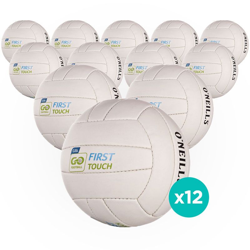 O'Neills First Touch Football White 12 Pack