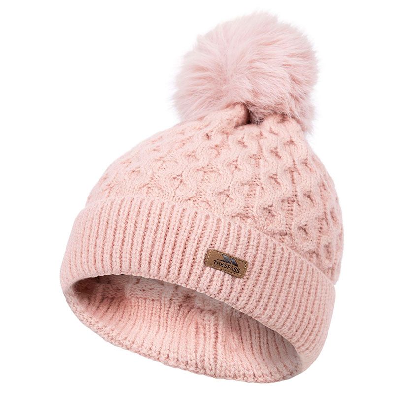 Pink Trespass Women's Freja Bobble Hat from O'Neill's.