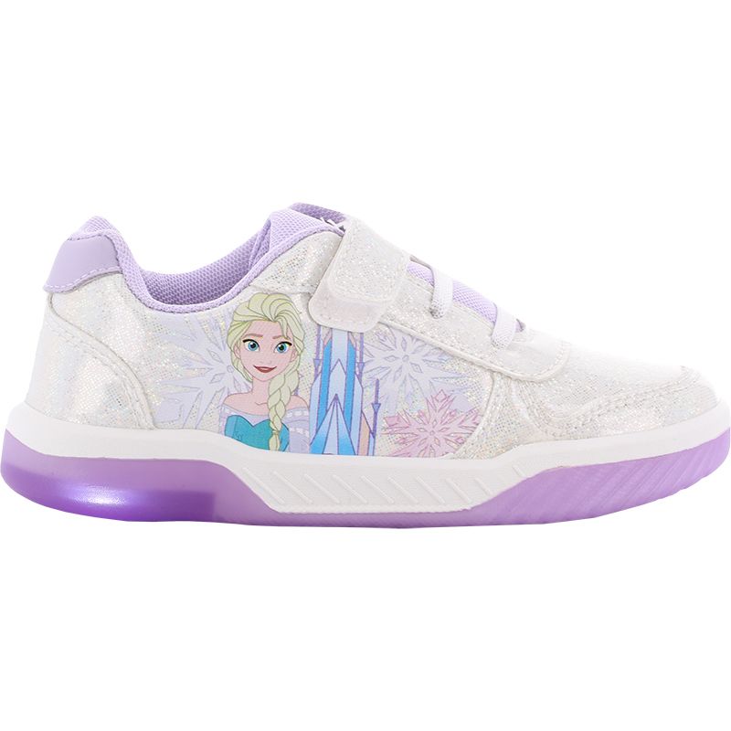 White Frozen Elsa and Anna Light Up Kids' Trainers from O'Neill's.