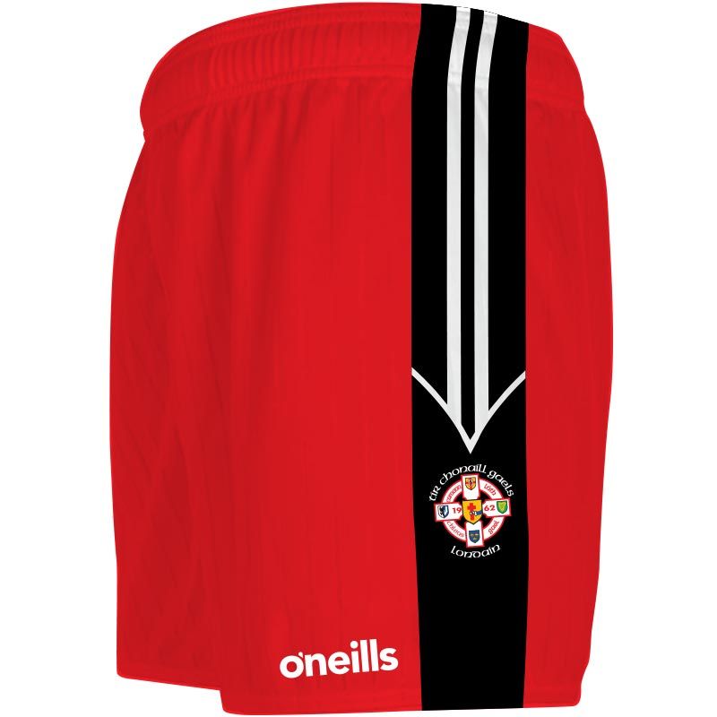Tir Chonaill Gaels Kids' GAA Shorts (Red/Black) 