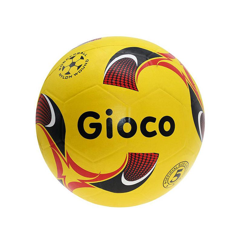 yellow GIOCO moulded football perfect for the playground, park or at the beach from O'Neills