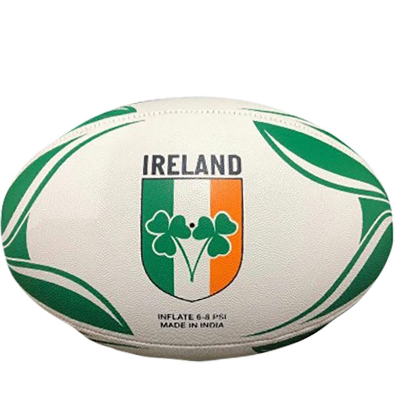 Ireland International County rugby ball in white from O'Neills.