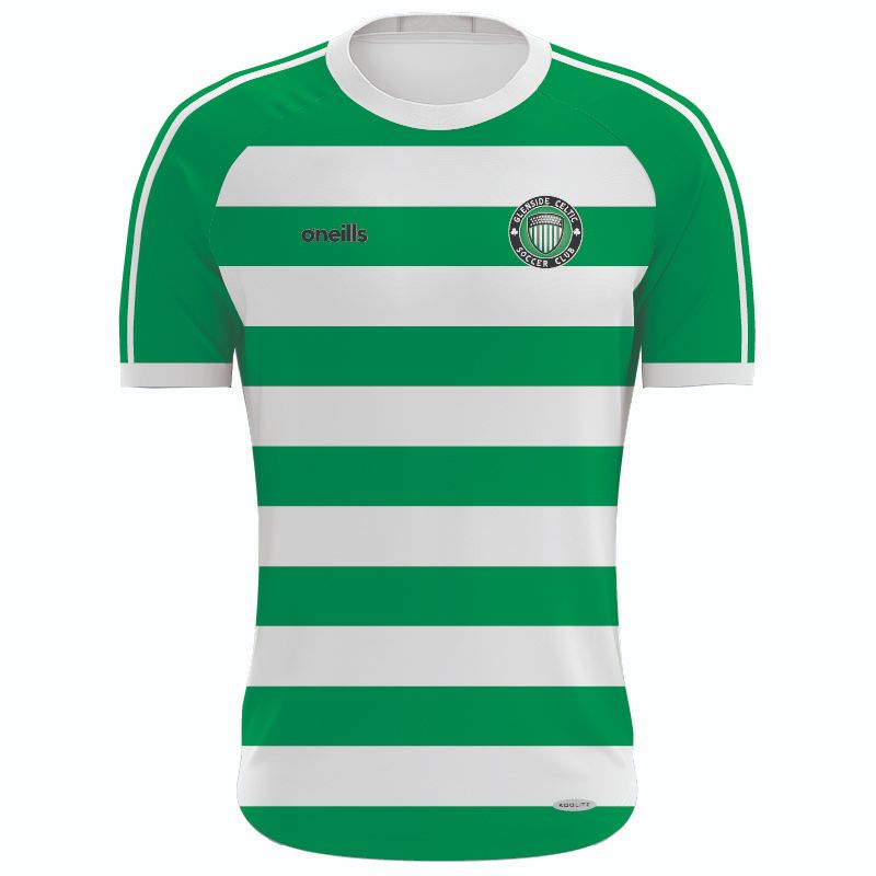 Glenside Celtic FC Kids' Soccer Jersey White / Green