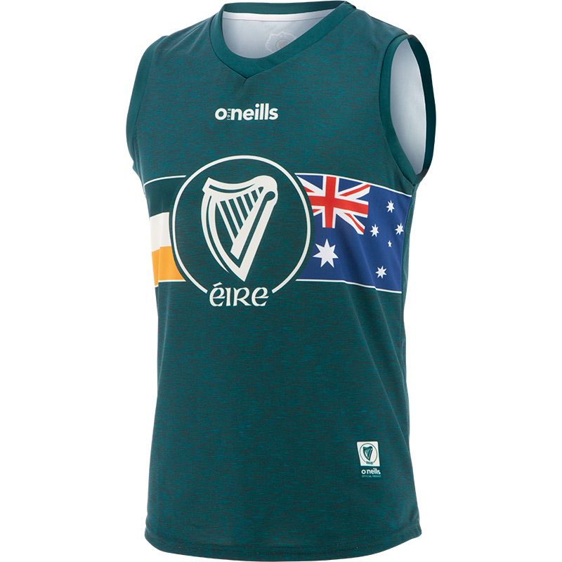 Global Éire Australian Sleeveless Vest Green