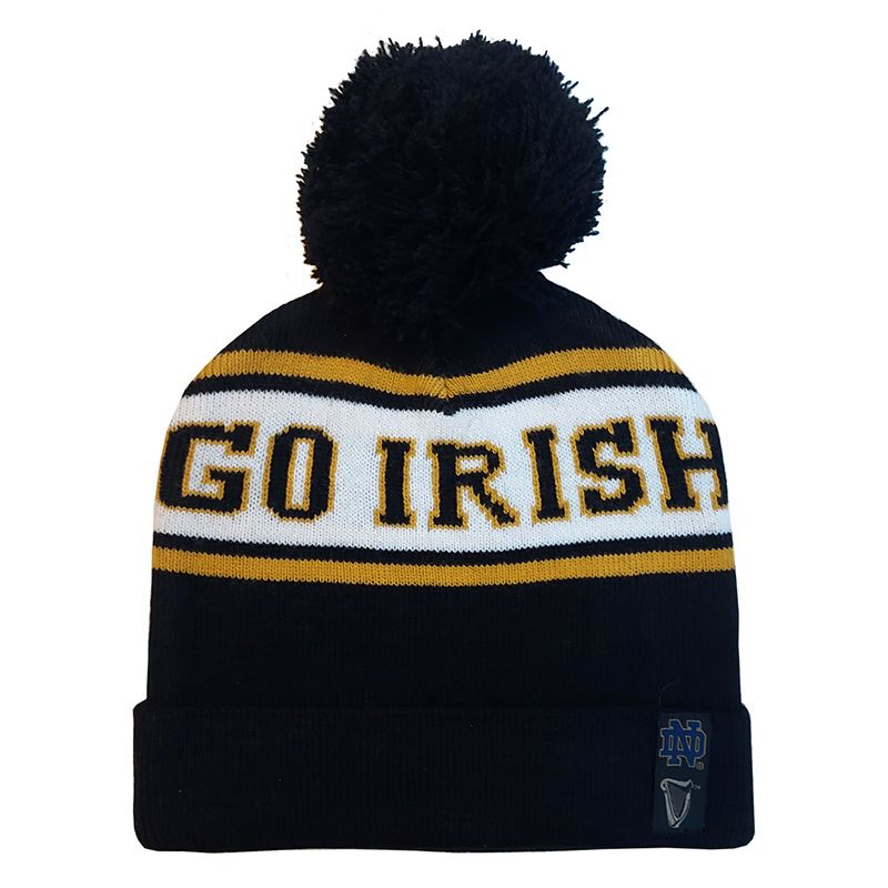 Guinness Notre Dame Bobble Hat Black / Gold