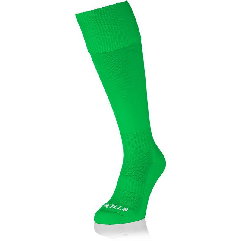 Kids' Premium Socks Plain Green 