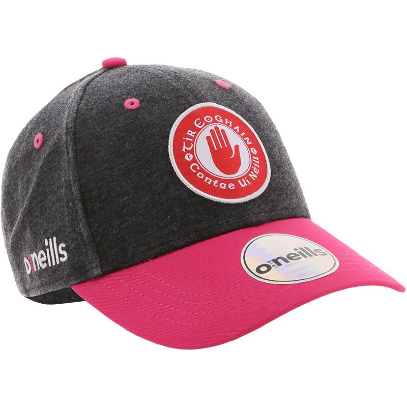 Tyrone GAA Kids' Griffin Baseball Cap Black / Pink