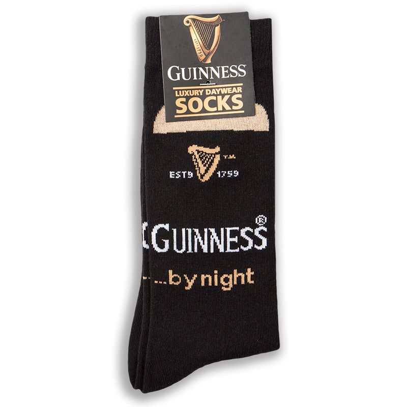 Guinness By Night Socks Black