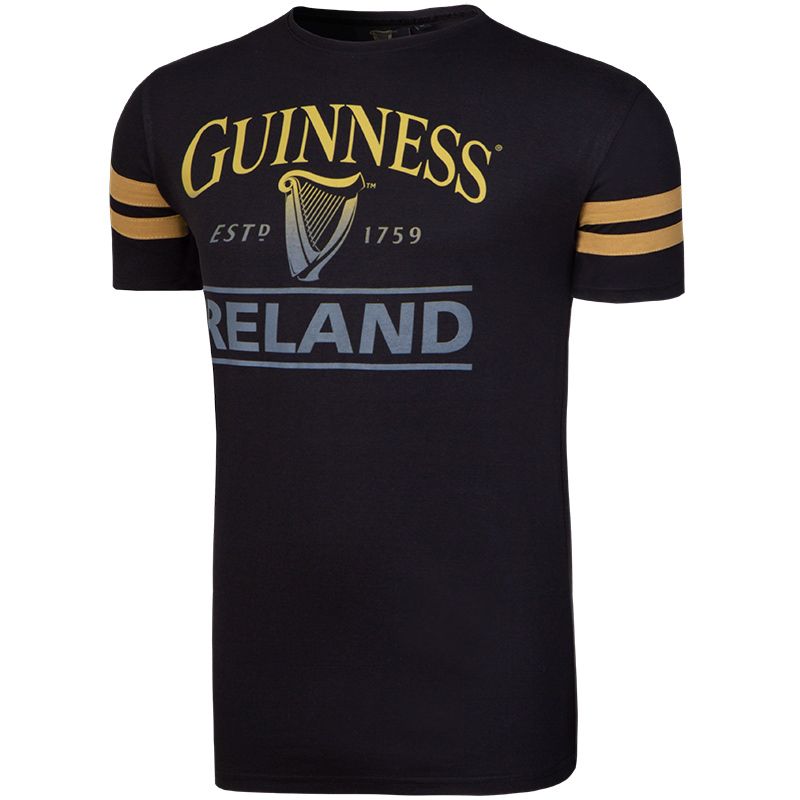 Guinness Tape T-Shirt Black / Deep Tan