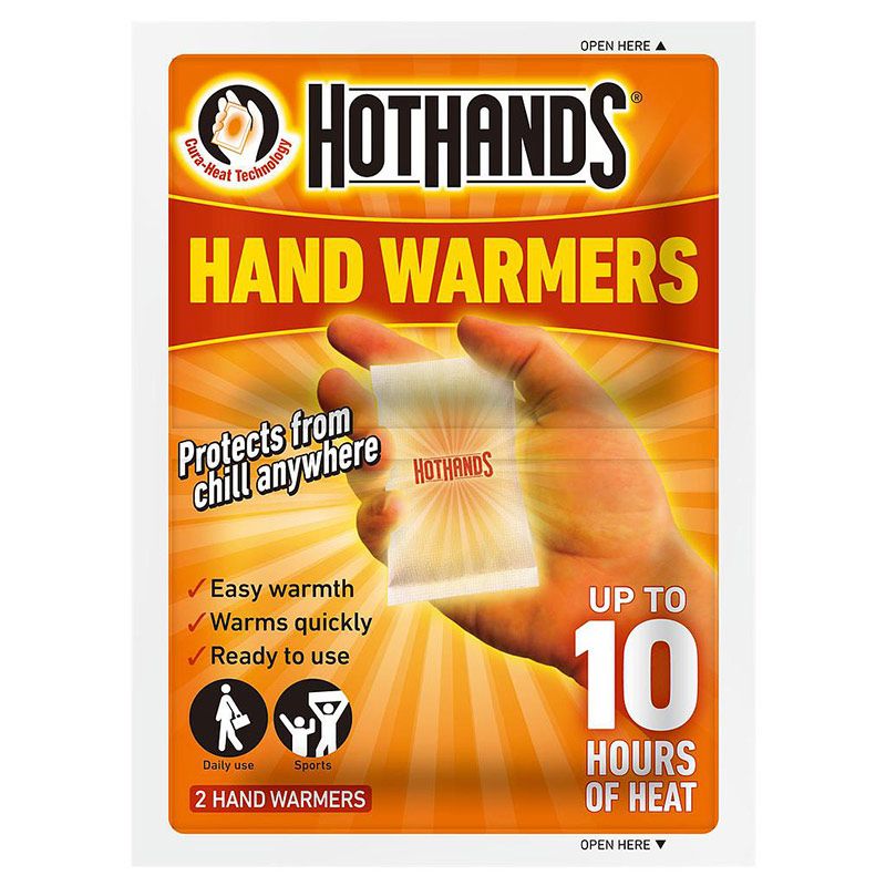 HotHands hand warmers 1 pair from O’Neills. 