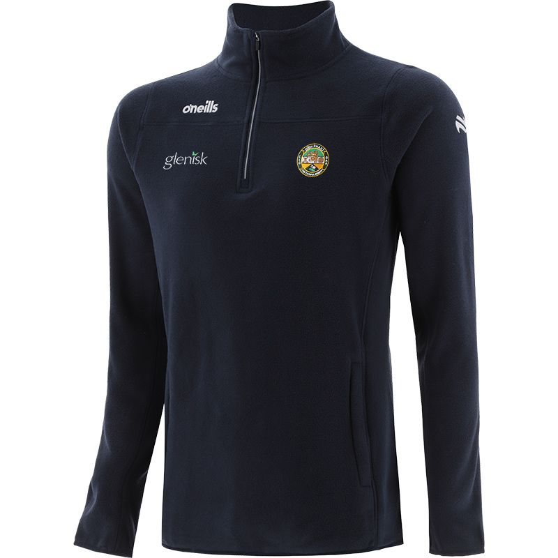 Marine Men’s Offaly GAA Harlow Micro Fleece Half Zip Top with two zip pockets and Offaly GAA crest by O’Neills.