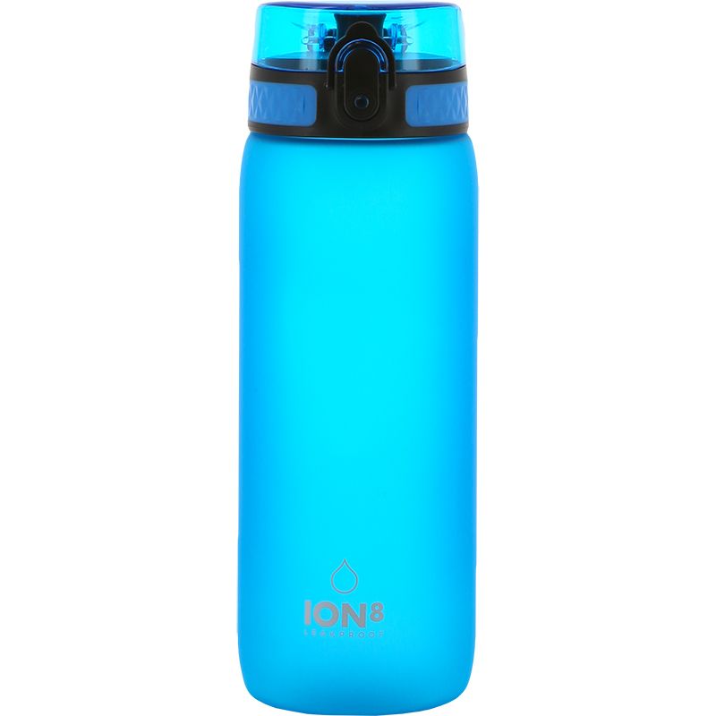 Blue Ion8 Tour Water Bottle 750ml, with one touch open and safety lock from O'Neills.