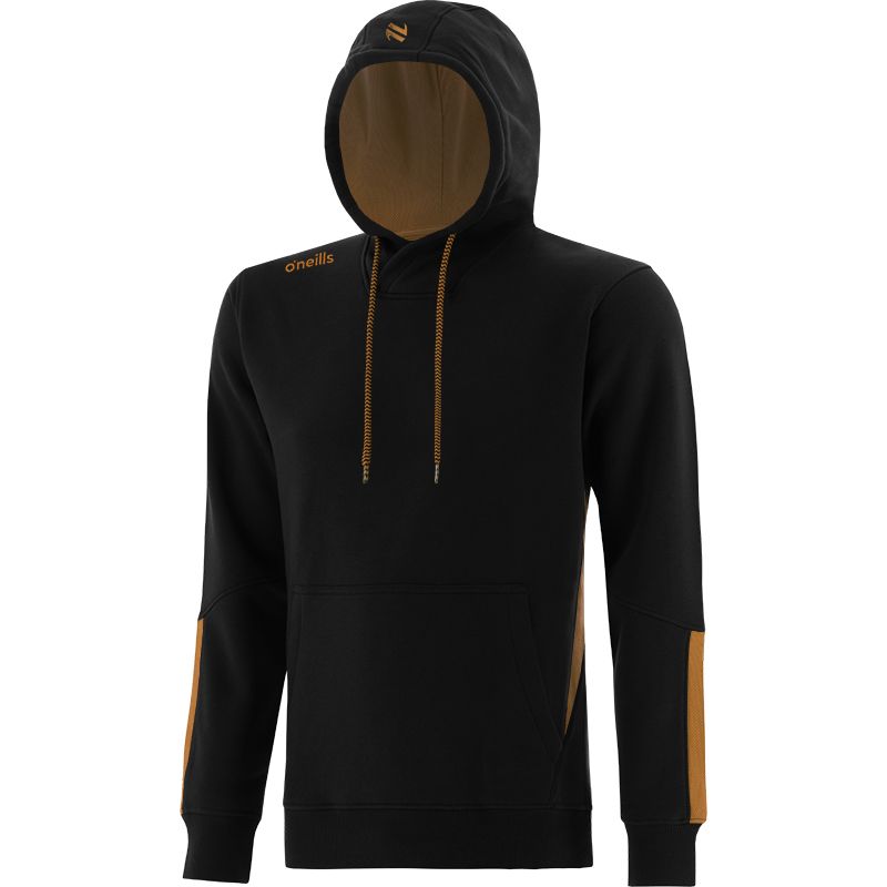 Black and Amber Men's Jenson Pullover Fleece Hoodie with pouch pocket by O’Neills.