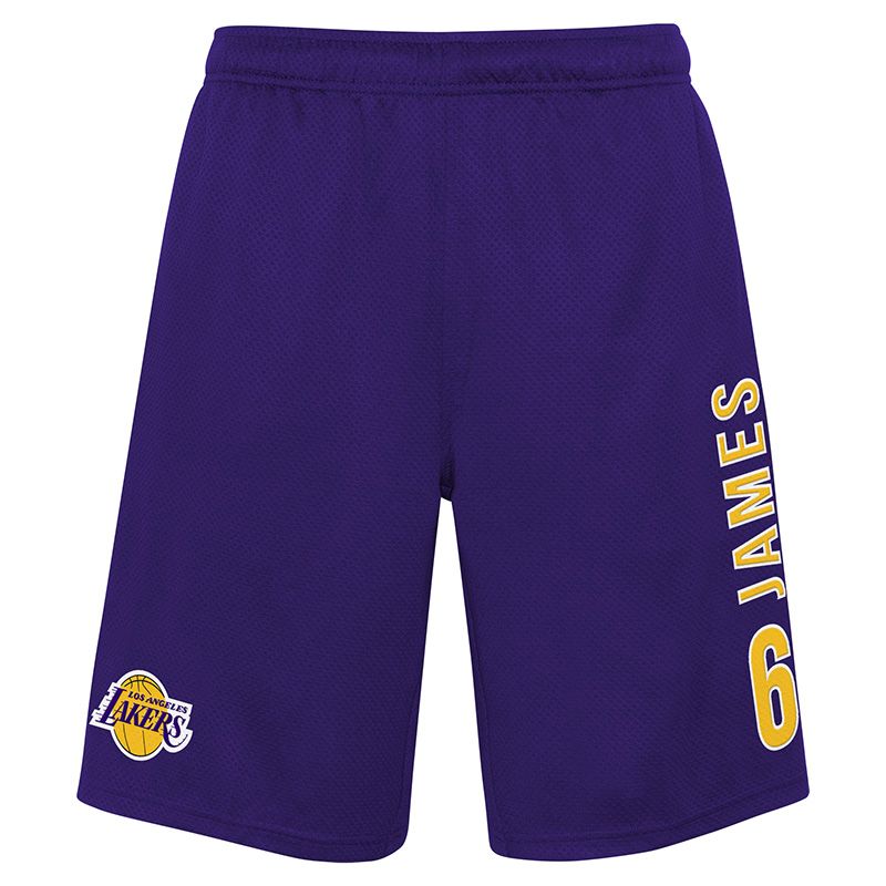 Men's LA Lakers Jump Ball Short Purple