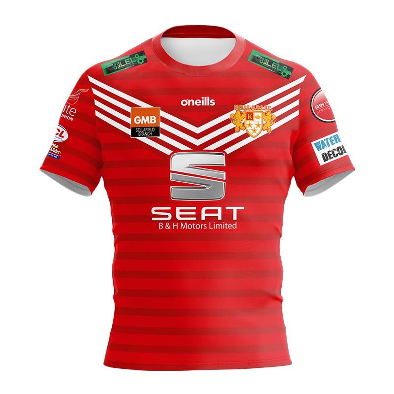 Kells Kids' Rugby Replica Jersey (Red)