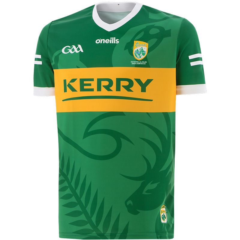 Kerry GAA 2 Stripe All Ireland Football Champions Jersey 2022