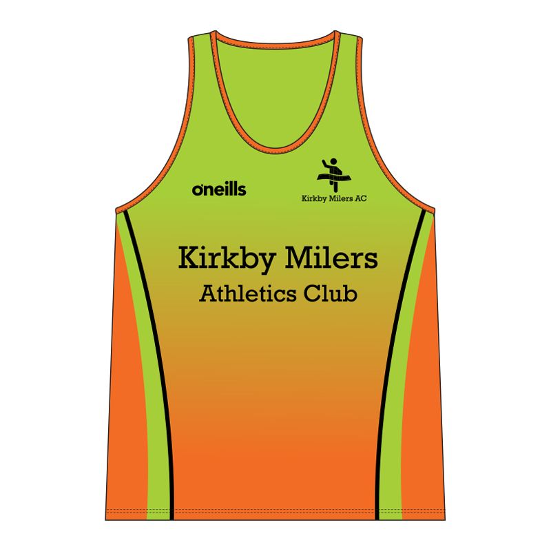 Kirkby Milers Boys' Printed Athletics Vest