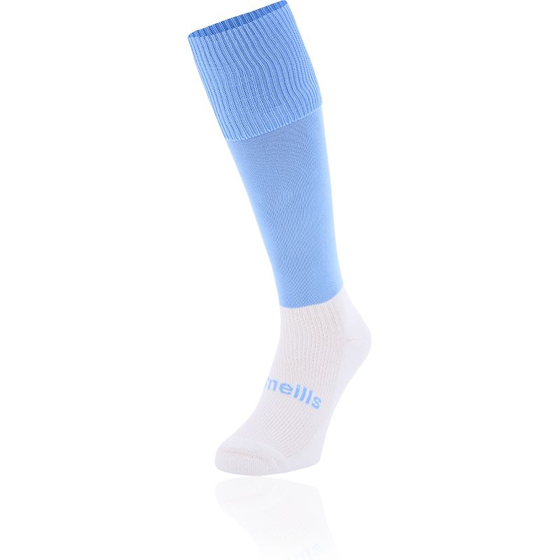 sky Koolite Max kid's socks with a white foot from O'Neills
