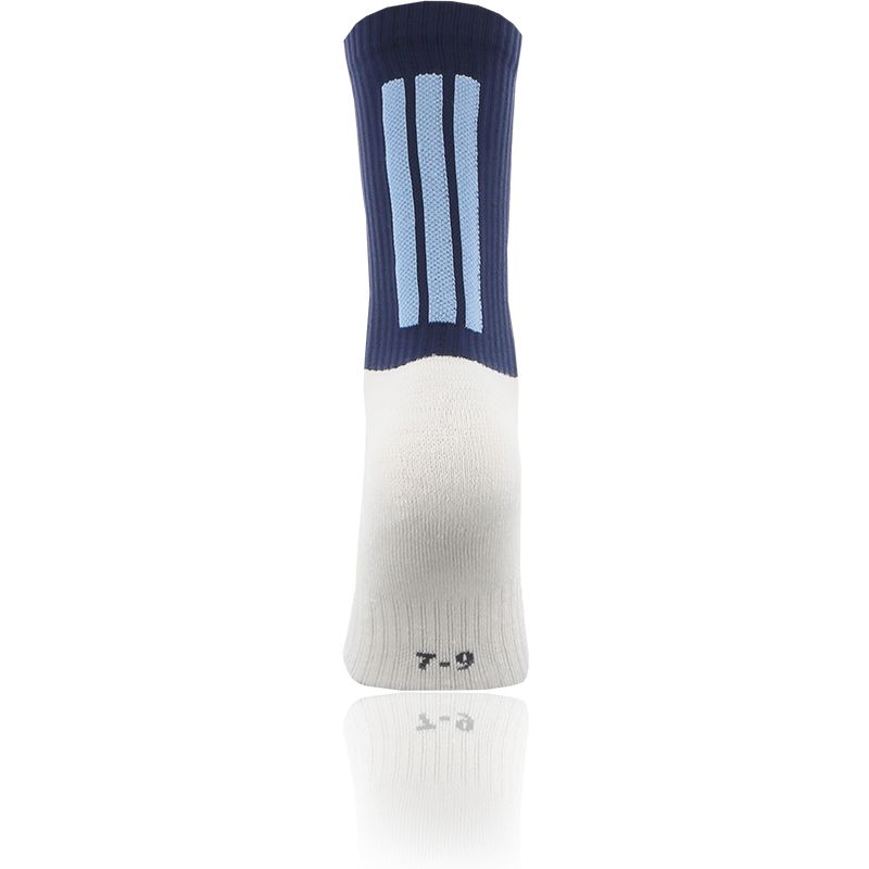 navy and sky Koolite Max Midi socks infused with COOLMAX ® technology from O'Neills