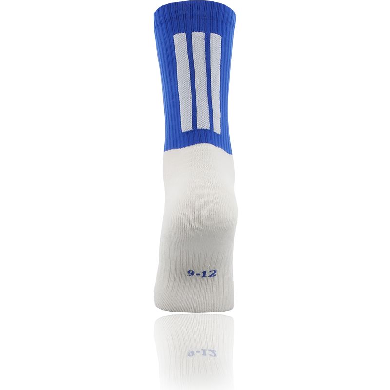 royal and white Koolite Max Midi socks infused with COOLMAX ® technology from O'Neills