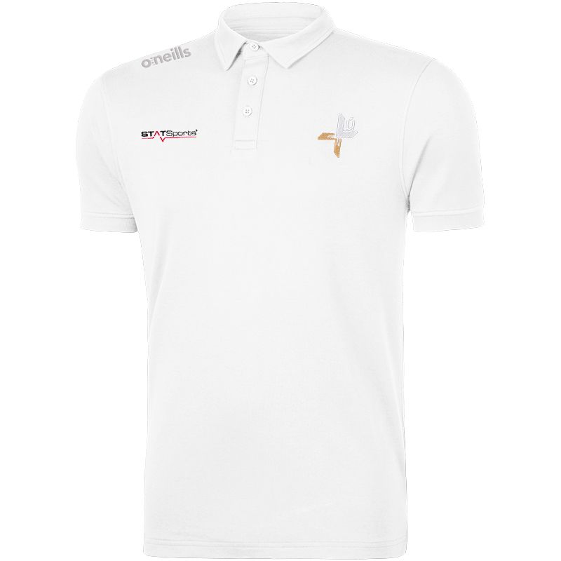 Louth GAA White Pima Cotton Polo with County crest from O'Neills.