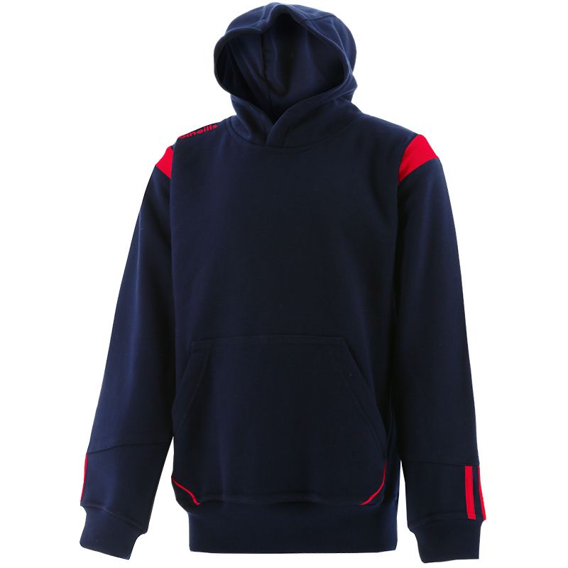 Kids' Loxton Hooded Top Marine / Red