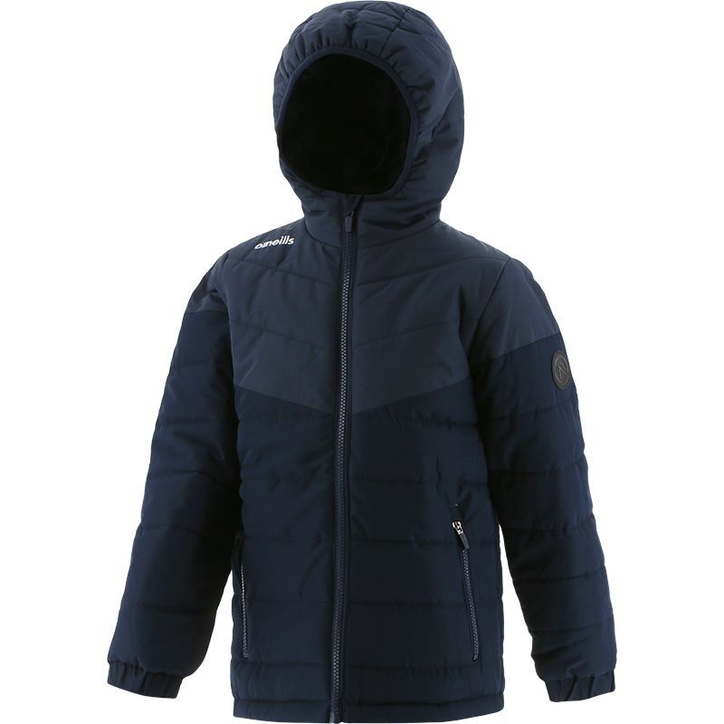 Marine kids' Maddox hooded padded jacket with zip pockets O’Neills.